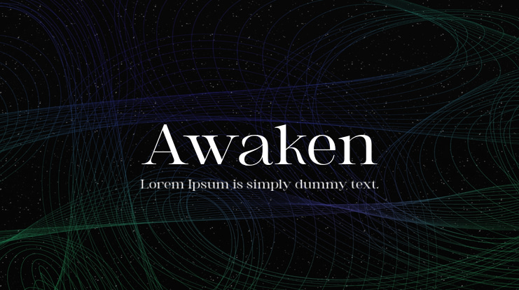 Awaken Font
