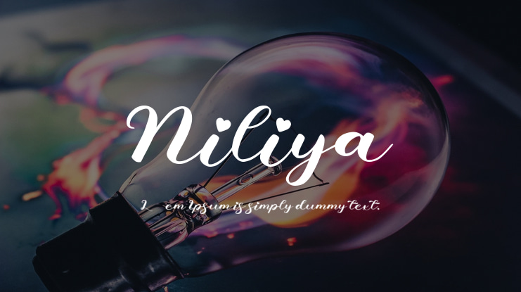 Niliya Font