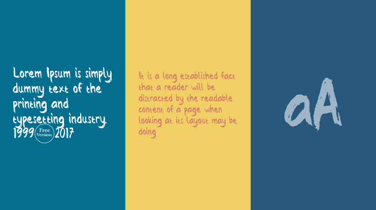 Wrong Free Trial Font