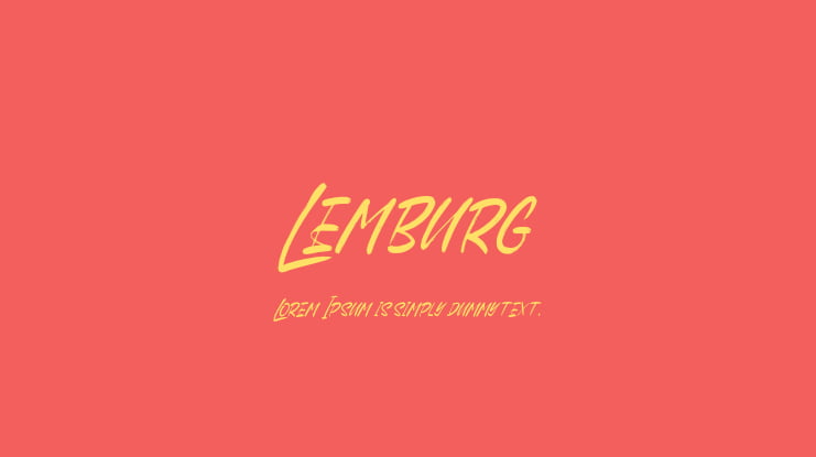 Lemburg Font