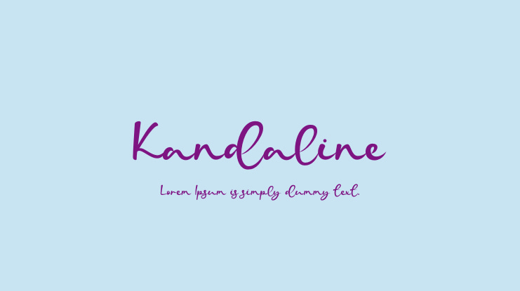 Kandaline Font