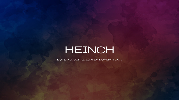 Heinch Font