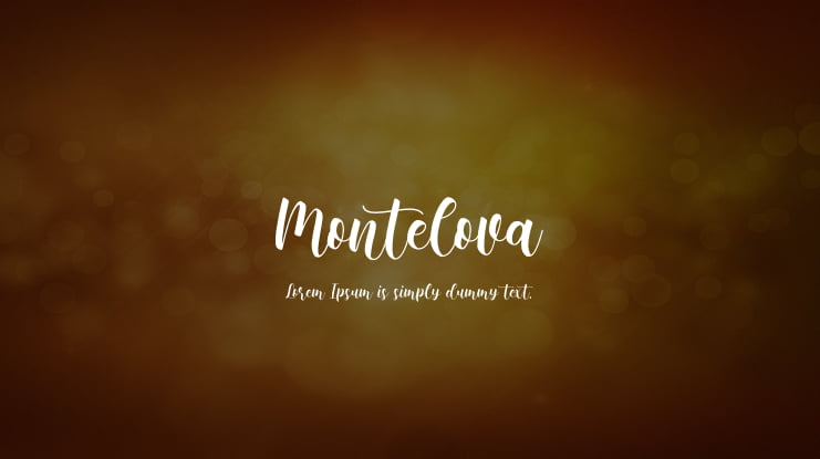 Montelova Font