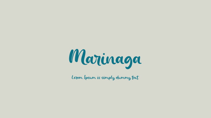 Marinaga Font