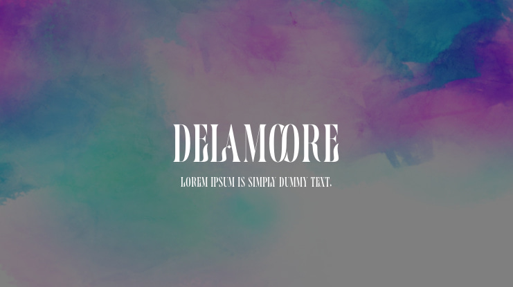 Delamoore Font