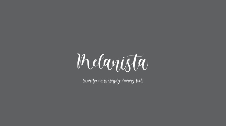 Melanista Font