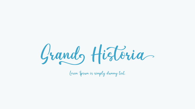 Grand Historia Font