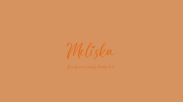 Meliska Font