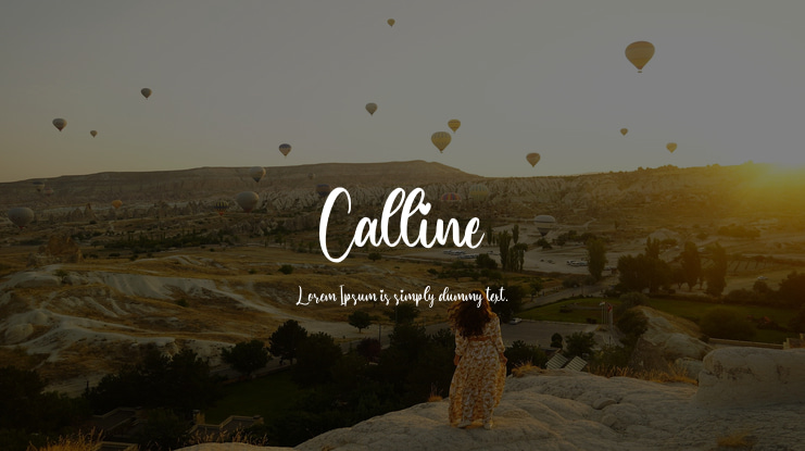 Calline Font
