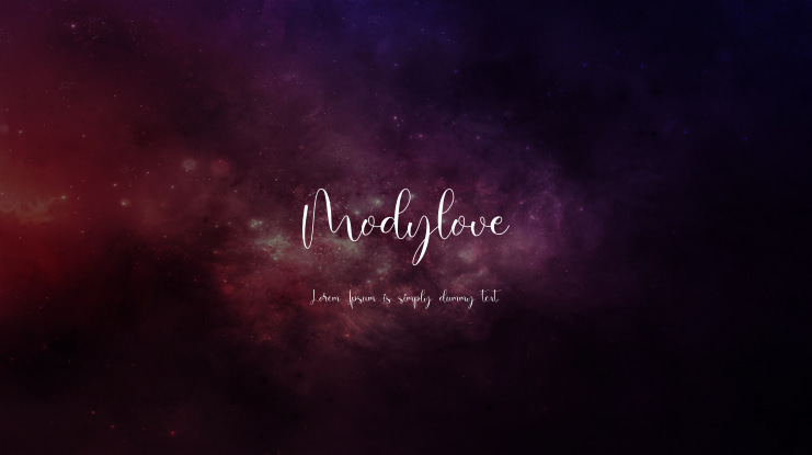 Modylove Font