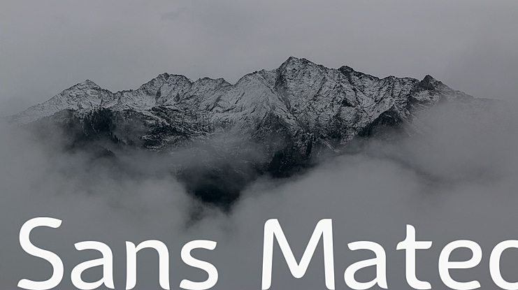 Sans Mateo Font Family