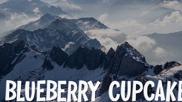 Blueberry Cupcake Font