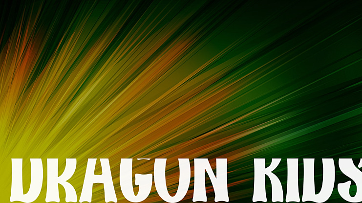 DRAGON KIDS Font