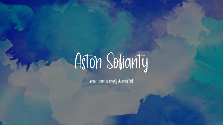 Aston Sofianty Font