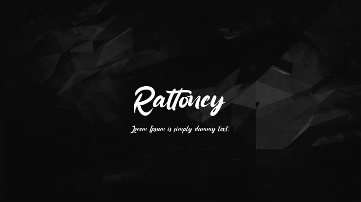 Rattoney Font