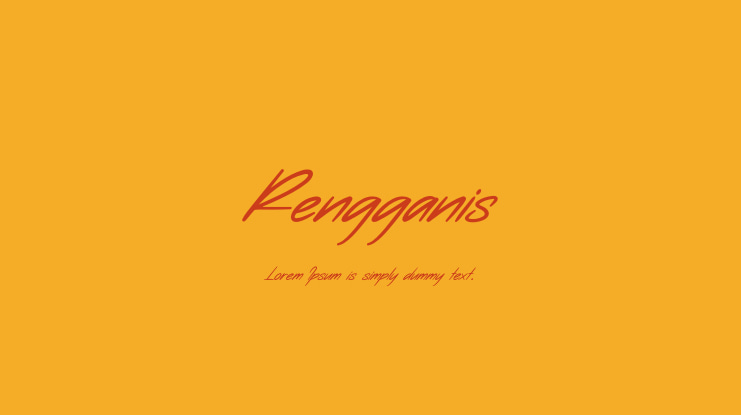 Rengganis Font
