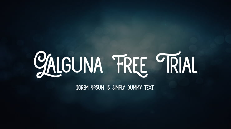 Galguna Free Trial Font
