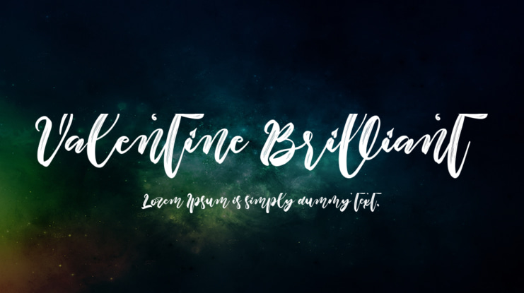 Valentine Brilliant Font Family