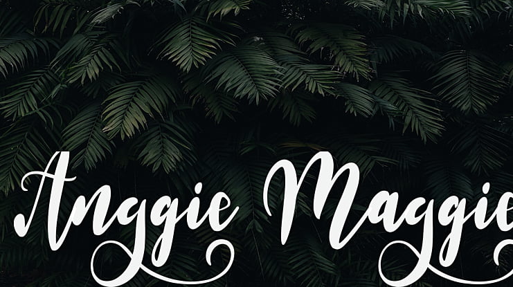 Anggie Maggie Font Family