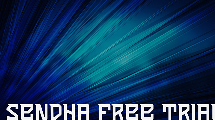 Sendha Free Trial Font