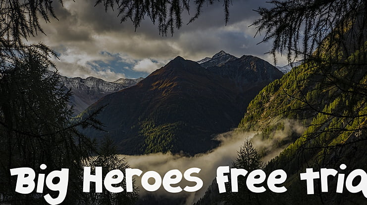 Big Heroes Free Trial Font