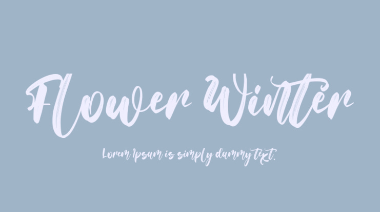 Flower Winter Font Family