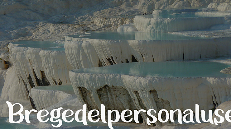 Bregedelpersonaluse Font