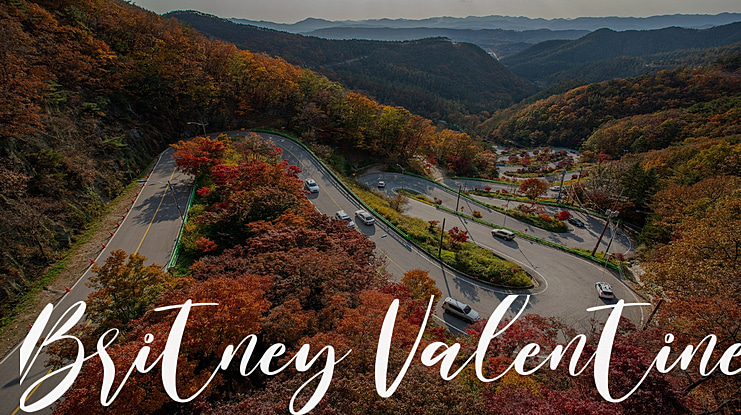 Britney Valentine Font Family