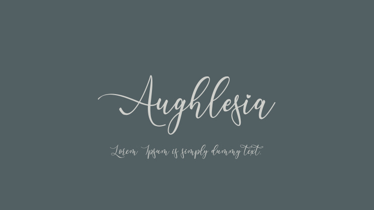 Aughlesia Font Family