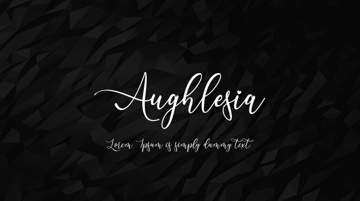 Aughlesia Font Family