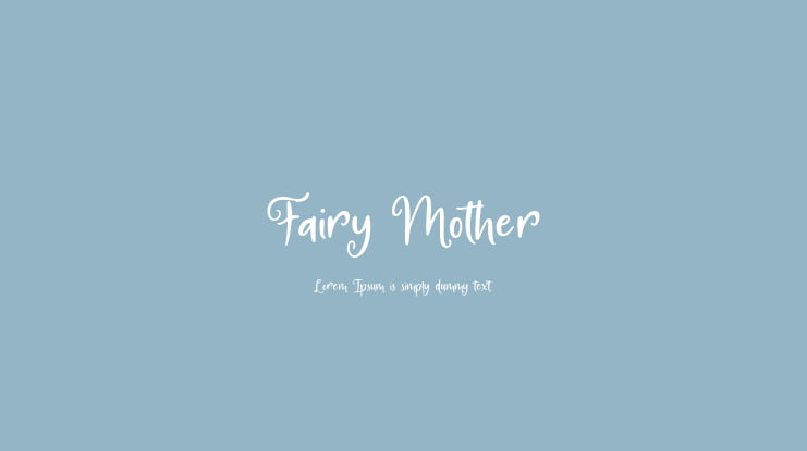 Fairy Mother Font