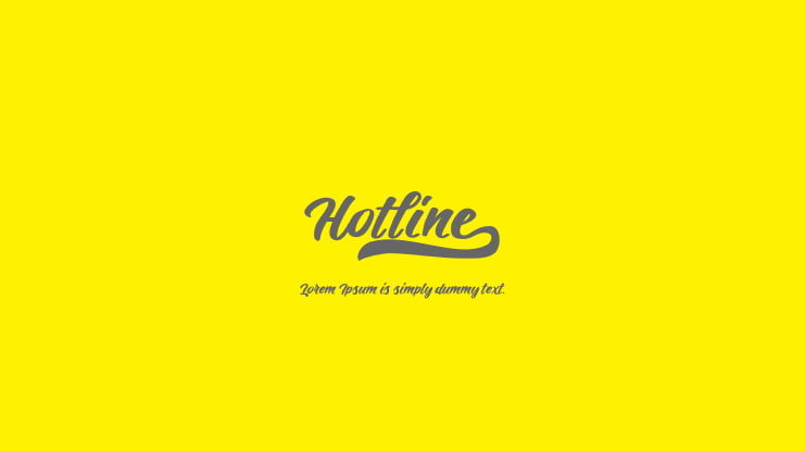 Hotline Font