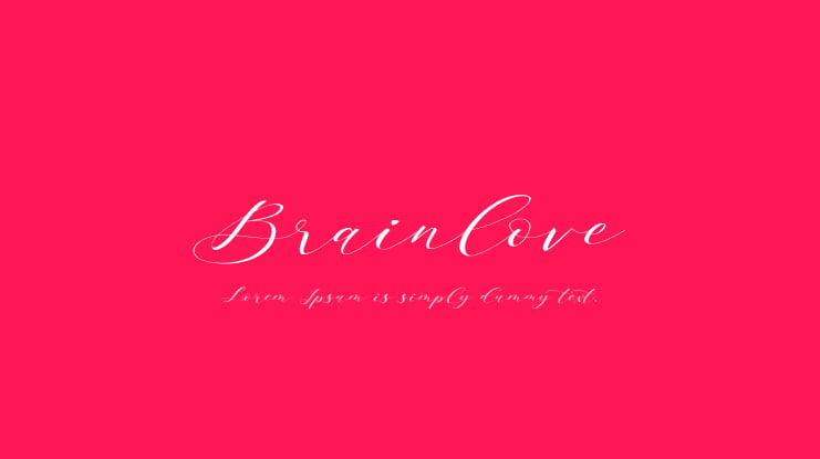 Brainlove Font Family