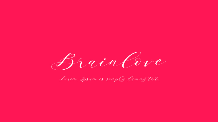 Brainlove Font Family
