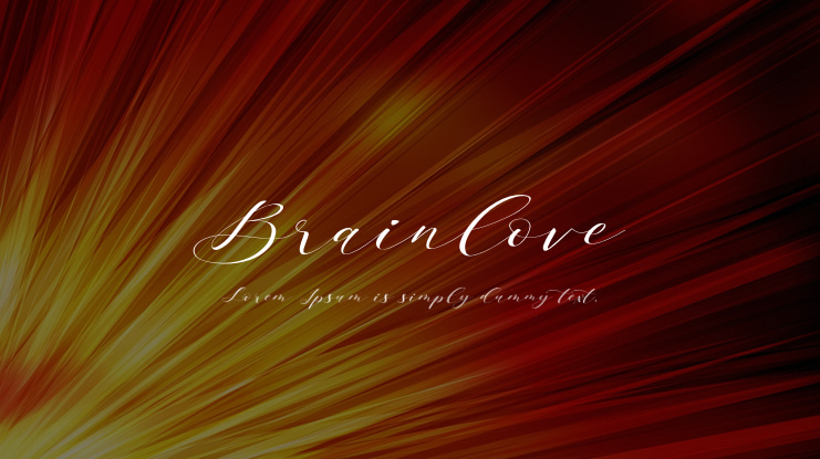 Brainlove Font Family