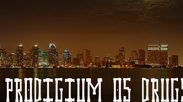 Prodigium Os Drugs Font