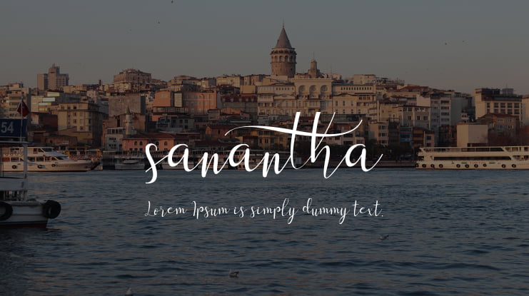 sanantha Font Family