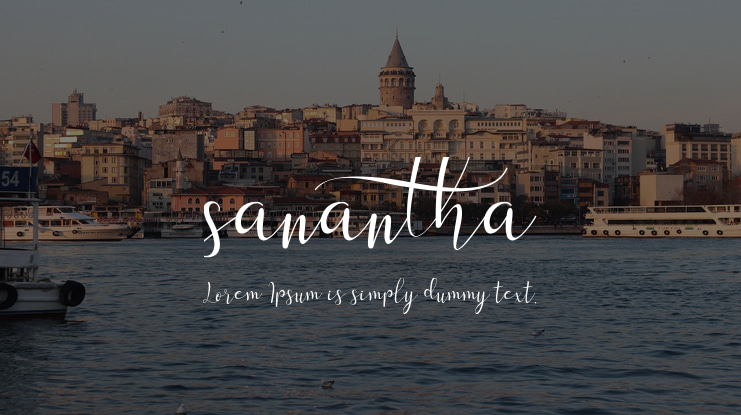 sanantha Font Family