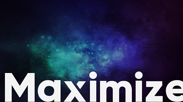Maximize Font