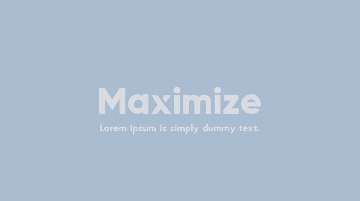 Maximize Font