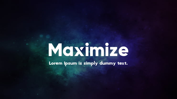 Maximize Font