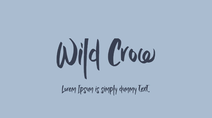 Wild Crow Font Family