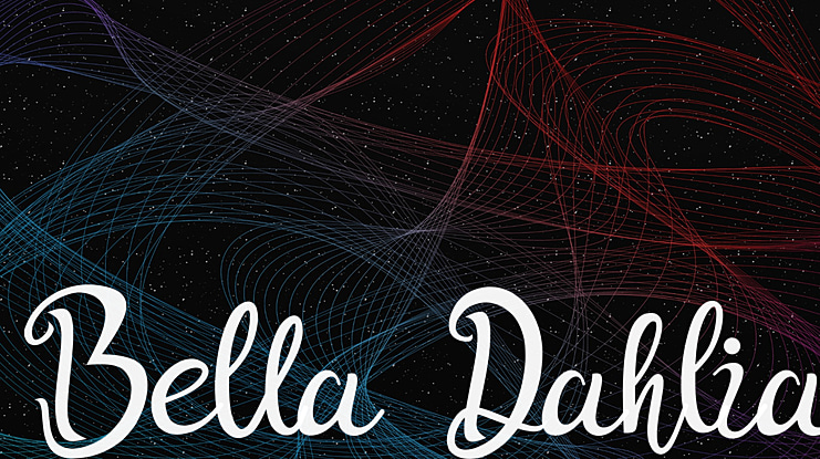 Bella Dahlia Font