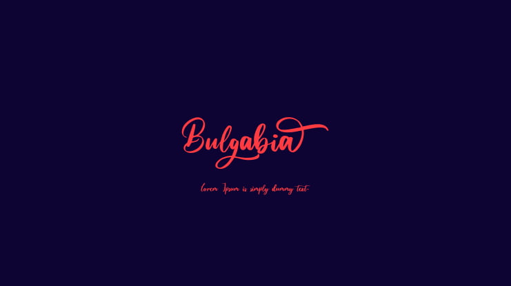 Bulgabia Font