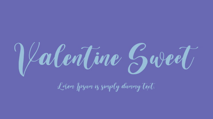 Valentine Sweet Font