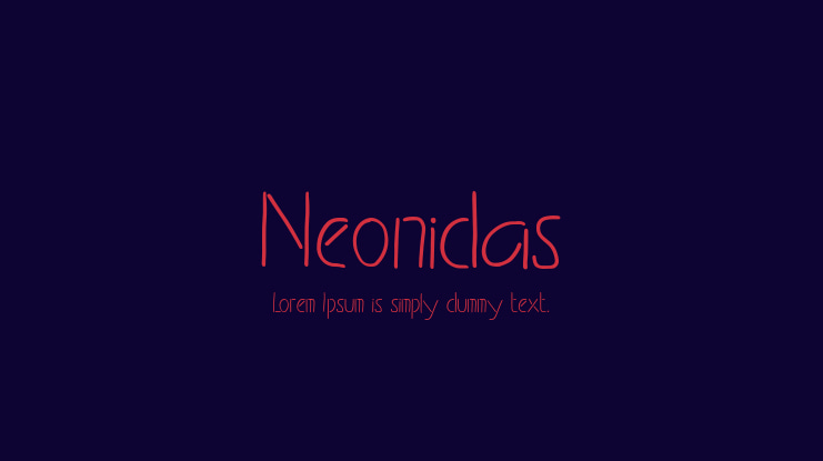 Neonidas Font