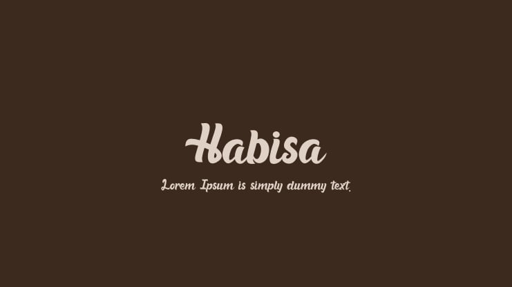 Habisa Font