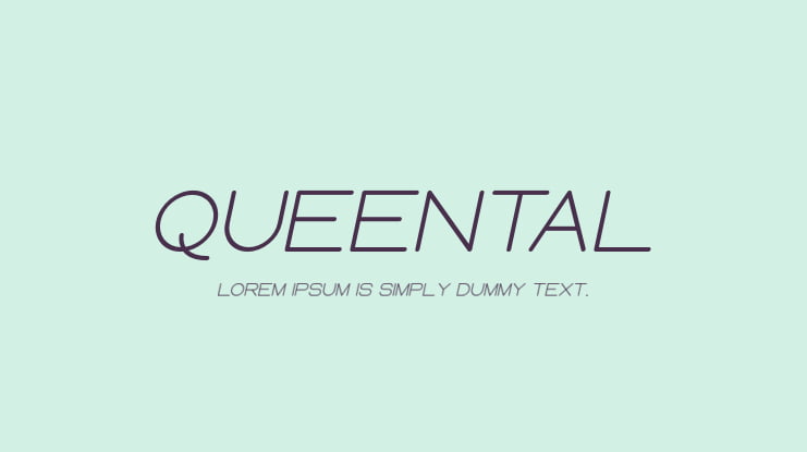 Queental Font Family