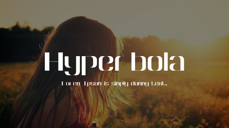 Hyperbola Font