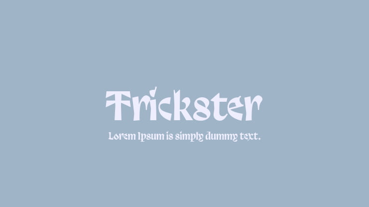 Trickster Font